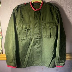 Harvey FairCloth Womens Green Army Jacket